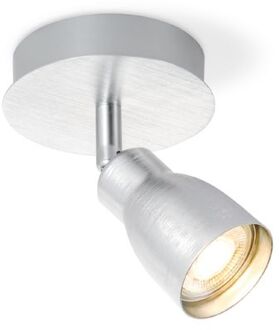 LED opbouwspot Alba Ø 11,5 cm - aluminium