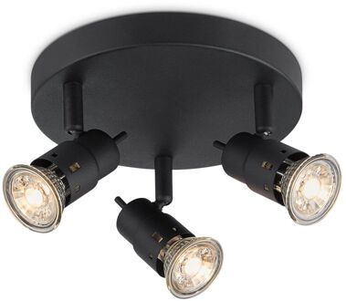 LED Opbouwspot Cilindro 3 - dimbaar - Zwart