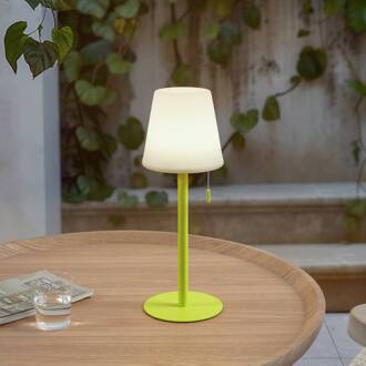 LED oplaadbare lamp Azalea geel aluminium CCT in hoogte verstelbaar geel, wit