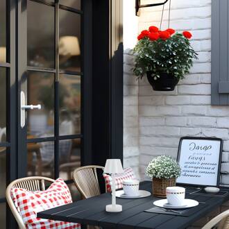 LED oplaadbare lamp Gaja, wit, USB, IP44, RGBW, dimbaar