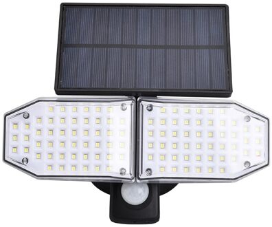 Led Outdoor Solar Light Pir Motion Sensor Wandlamp Tuin Pir Bewegingssensor Spotlight Zonlicht Straat Licht 100/120 Led Lamp A Inseparable
