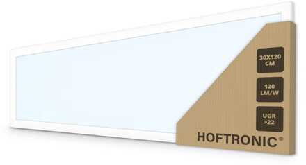 LED Paneel - 30 x 120 cm - 36 Watt - 4320lm (120lm/W) - 6000K daglicht wit - Flikkervrij - UGR22 - 50.000 branduren - Incl. Philips Certa Drive driver