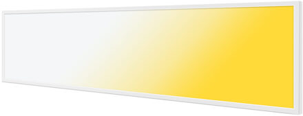 LED Paneel 30x120 - Velvalux Lumis - LED Paneel Systeemplafond - Aanpasbare Kleur CCT - 40W - Inbouw - Rechthoek - Wit