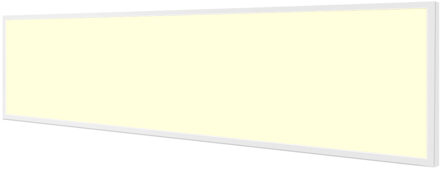 LED Paneel 30x120 - Velvalux Lumis - LED Paneel Systeemplafond - Warm Wit 3000K - 40W - Inbouw - Rechthoek - Wit