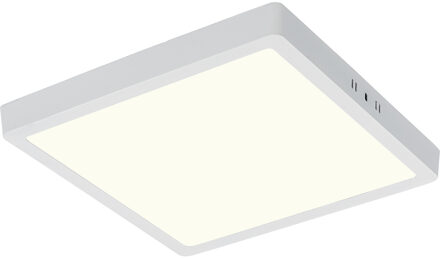 LED Paneel - 30x30 Natuurlijk Wit 4200K - 28W Opbouw Vierkant - Mat Wit - Flikkervrij