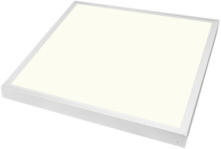 LED Paneel 60x60 - Velvalux Lumis - Natuurlijk Wit 4000K - 36W - Opbouw - Vierkant - Wit - Flikkervrij