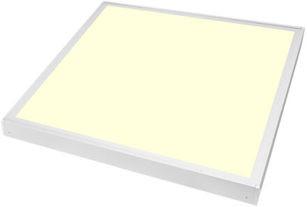 LED Paneel 60x60 - Velvalux Lumis - Warm Wit 3000K - 36W - Opbouw - Vierkant - Wit - Flikkervrij