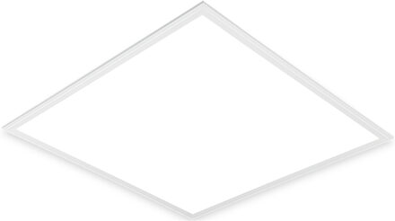 Led Paneel - Aigi Clena - Dimbaar - 60x60 Helder/koud Wit 6000k - 40w Inbouw Vierkant - Mat Wit - Flikkervrij