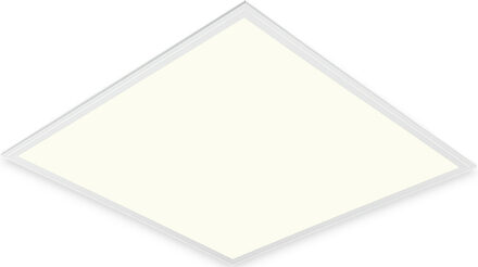 LED Paneel - Aigi Clena - Dimbaar - 60x60 Natuurlijk Wit 4000K - 40W Inbouw Vierkant - Mat Wit - Flikkervrij