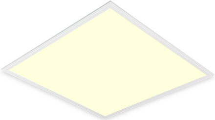 LED Paneel - Aigi Clena - Dimbaar - 60x60 Warm Wit 3000K - 40W Inbouw Vierkant - Mat Wit - Flikkervrij