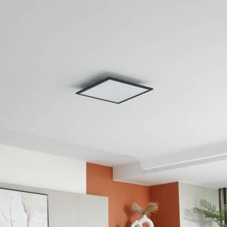 LED paneel Enhife, zwart, 40 x 40 cm, metaal, 4.000K