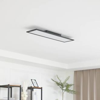 LED paneel Enhife, zwart, 80 x 20 cm, metaal, 4.000K