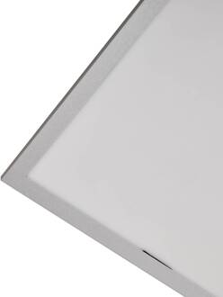 LED paneel Livel, 4.000 K, 40 cm x 40 cm, aluminium wit, zilver