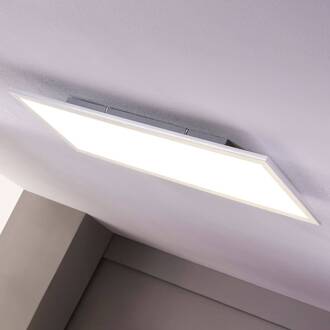 LED paneel Livel, 4.000 K, 80 cm x 30 cm, aluminium wit, zilver