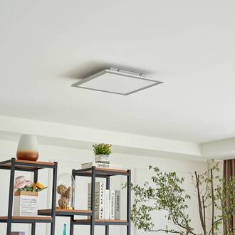 LED paneel Livel, CCT, 40 cm x 40 cm, afstandsbediening wit, zilver