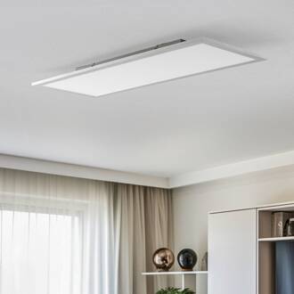 LED paneel Livel, CCT, 80 cm x 30 cm, afstandsbediening wit, zilver