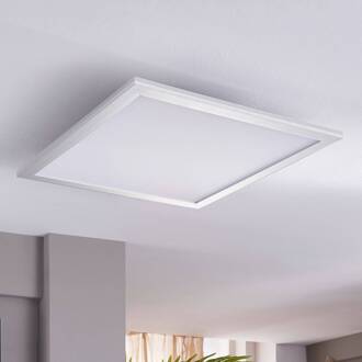 LED paneel Livel, set van 2, 4.000 K, 40 x 40 cm, zilver wit, zilver