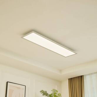 LED paneel Lyndra, 120 cm, zilver, aluminium, dimbaar, CCT zilver, wit