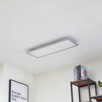 LED paneel Lyndra, 80 cm, zilver, aluminium, dimbaar, CCT zilver, wit