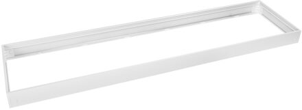 LED Paneel Opbouw Frame - Velvalux - 30x120 - Aluminium - Rechthoek - Wit