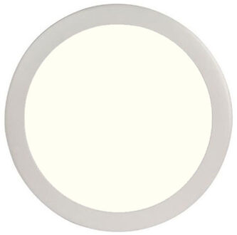 LED Paneel Slim - Ø30 Natuurlijk Wit 4200K - 24W Inbouw Rond - Mat Wit - Flikkervrij