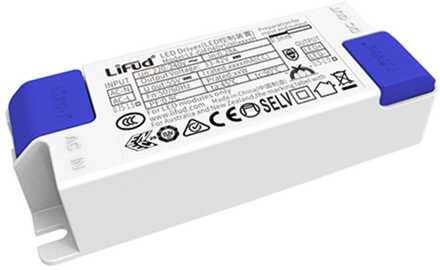 LED Paneel transformator - 36 Watt - DC connector - LED trafo - Flikkervrij - IP20 voor binnen - Niet dimbaar Wit