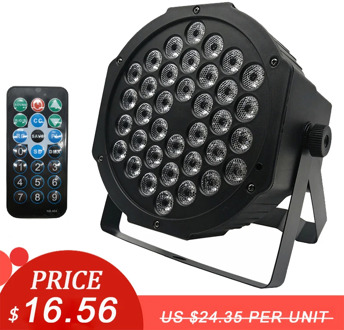 LED Par Lights 36x3W DJ LED RGBW Par Lights RGB Wash Disco Light DMX Controller Effect For Small Paty KTV Stage Lighting