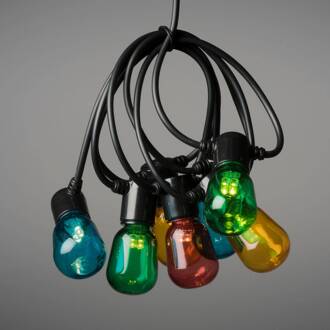 LED Partysnoer Transparant Multicolor 4.75m/20 lampjes