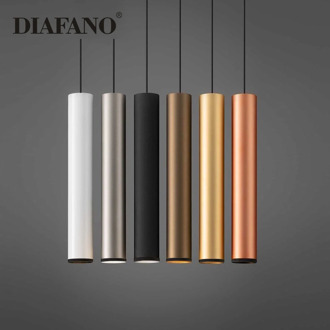LED pendant lights 5W long tube light kitchen island dining room shop light fixture pendant decoration cylindrical tube pendant