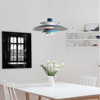 LED Pendant Lights Nut Shaped Hanging Lamp Modern Colorful Umbrella Light PH5 For Kitchen Restaurant Lighting Fixtures E27 220V