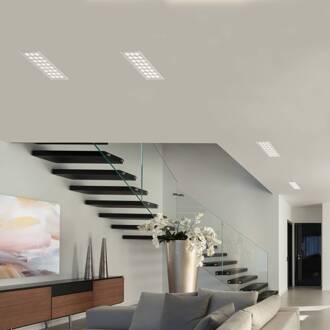 LED plafond inbouwlamp Ade T282 - 21,5 cm x 11 cm wit