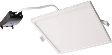 LED plafond inbouwlamp Alya wit 18x18cm  2.700 K verkeerswit RAL 9016