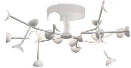 LED plafondlamp Adn 24-lichts wit mat