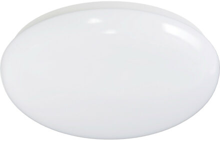 LED Plafondlamp - Aigi Arory - Opbouw Rond - 24W - Helder/Koud Wit 6300K - Mat Wit - Kunststof