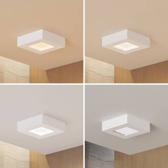 LED plafondlamp Alette, wit, 12,2 cm, dimbaar