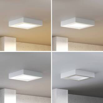 LED plafondlamp Alette, wit, 17,2 cm, dimbaar