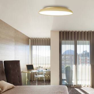 LED plafondlamp Art, Ø 45 cm, crème-goudkleurig, metaal crèmegoudkleurig