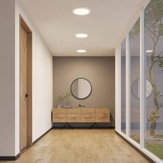 LED plafondlamp Aureka, set van 2, sensor, Ø 33 cm, wit