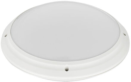 LED Plafondlamp - Badkamerlamp - Aquin - Waterdicht IP65 - E27 Fitting - Opbouw - Rond - Wit