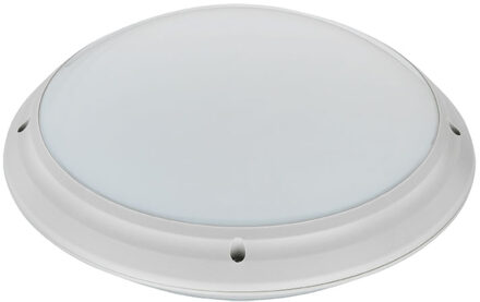 LED Plafondlamp - Badkamerlamp - Aquin - Waterdicht IP65 - E27 Fitting - Opbouw - Rond - Zilver Zilverkleurig