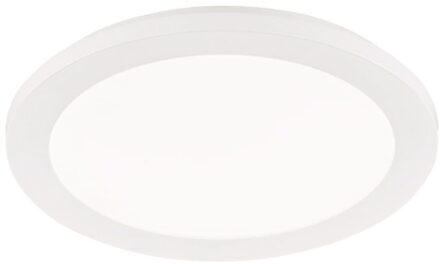 LED Plafondlamp - Badkamerlamp - Trion Camy - Opbouw Rond 13W - Spatwaterdicht IP44 - Dimbaar - Warm Wit 3000K - Mat Wit