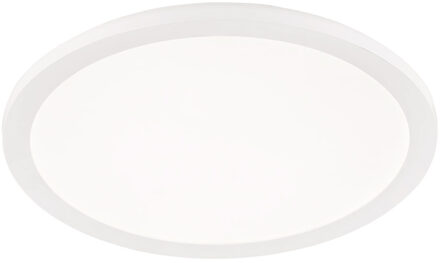 LED Plafondlamp - Badkamerlamp - Trion Camy - Opbouw Rond 22W - Spatwaterdicht IP44 - Dimbaar - Warm Wit 3000K - Mat Wit