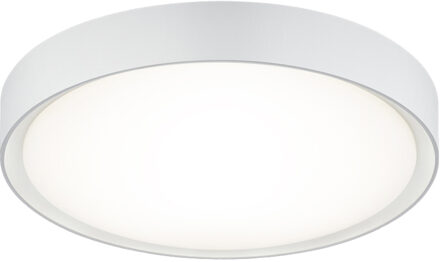 LED Plafondlamp - Badkamerlamp - Trion Clirno - 18W - Warm Wit 3000K - Spatwaterdicht IP44 - Opbouw Rond - Mat Wit