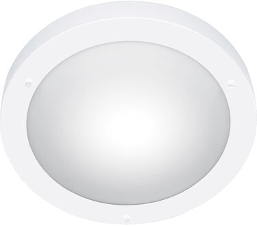 LED Plafondlamp - Badkamerlamp - Trion Condi - Opbouw Rond - Spatwaterdicht IP44 - E27 Fitting - Mat Wit Aluminium