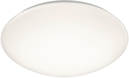 LED Plafondlamp - Badkamerlamp - Trion Puta - Opbouw Rond 15W - Spatwaterdicht IP44 - Warm Wit 3000K - Mat Wit Kunststof