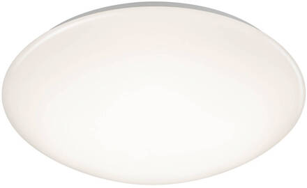 LED Plafondlamp - Badkamerlamp - Trion Puta - Opbouw Rond 15W - Spatwaterdicht IP44 - Warm Wit 3000K - Mat Wit Kunststof