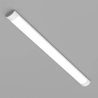 LED plafondlamp Batten, lengte 90 cm, aluminium, wit, 4.000 K