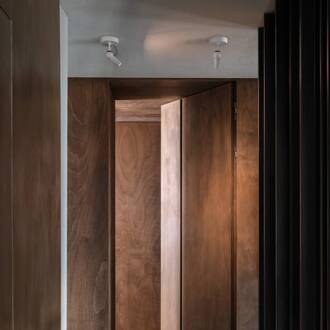 LED plafondlamp Bird, wit, Ø 11 cm, metaal wit (RAL9010)