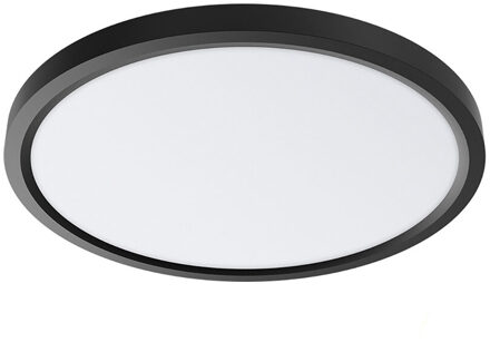 LED Plafondlamp - Brinton Jin - 45W 5280lm - 840 Natuurlijk Wit 4000K - Ø500 mm - Opbouw - Rond - Zwart