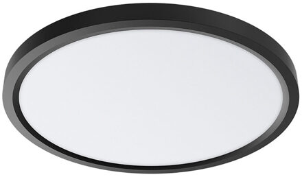 LED Plafondlamp - Brinton Jin - 45W 5280lm - Aanpasbare Lichtkleur 3000K-4000K-6500K - Ø500 mm - Opbouw - Rond - Zwart Helder/Koud wit;Warm wit;Natuurlijk wit